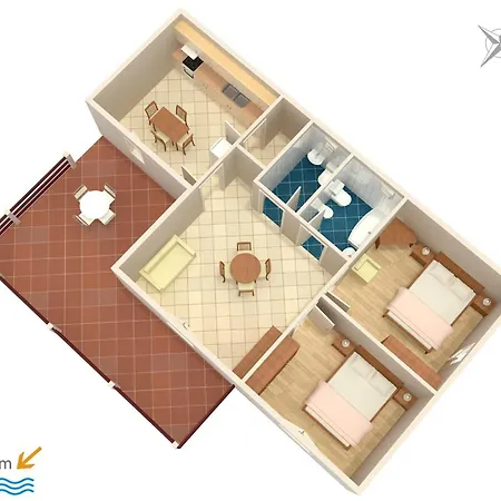 Apartamento With A Parking Space Mandre, Pag - 4058